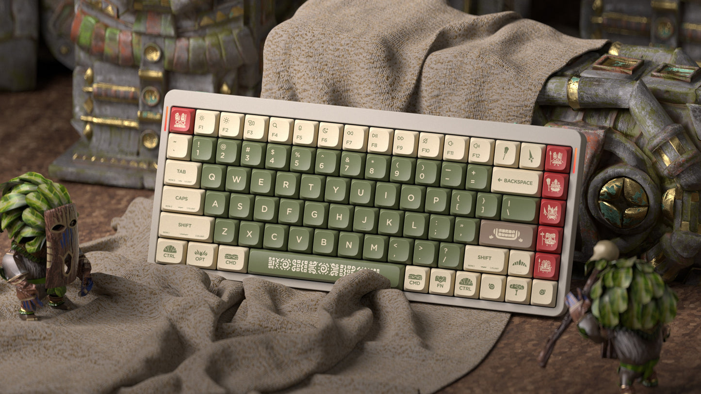 NuPhy 雕刻草原 矮軸键帽