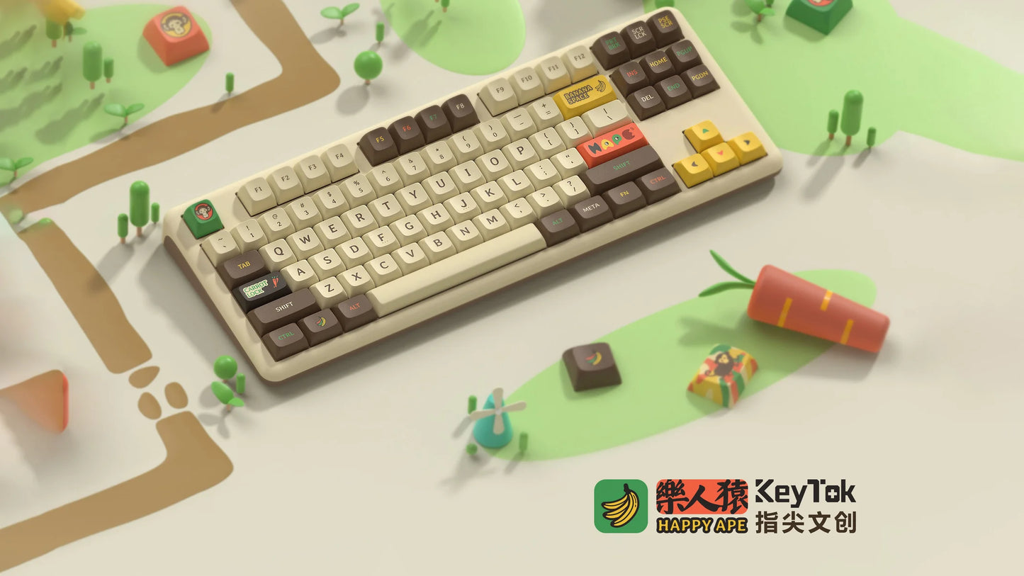 Keytok 指尖文創 樂人猿 鍵帽
