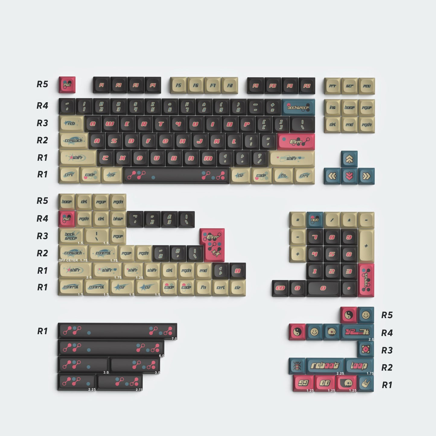 Keytok 指尖文創 Y2K系列 鍵帽