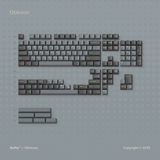 Nuphy x Oblotzky 碼農 矮軸鍵帽