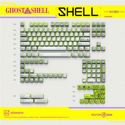 Keytok 指尖文創 攻殼機動隊 SHELL 鍵帽