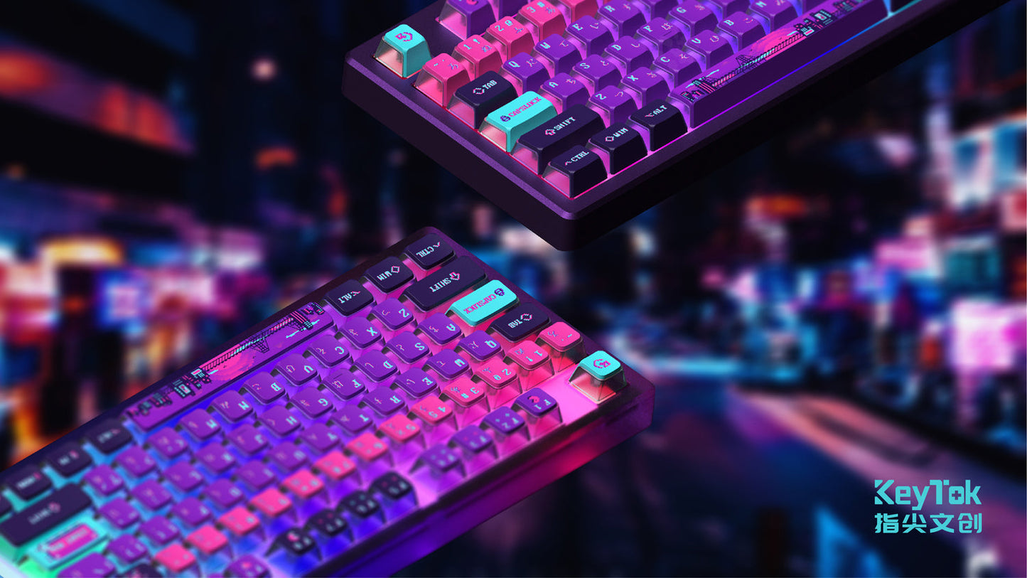 Keytok 指尖文創 像素宇宙 透光 鍵帽